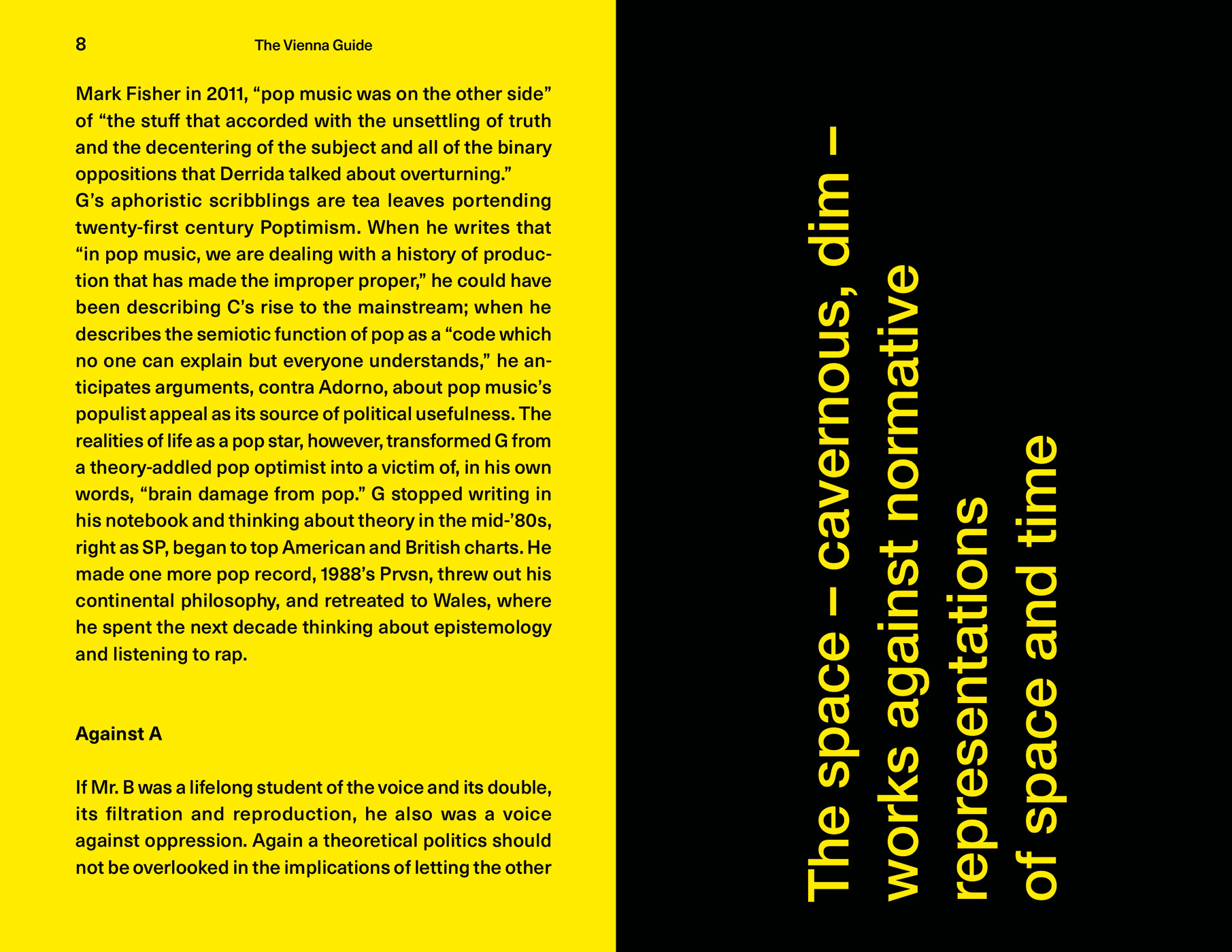 Saxpublishers 2018 Tony Cokes The Vienna Guide 6