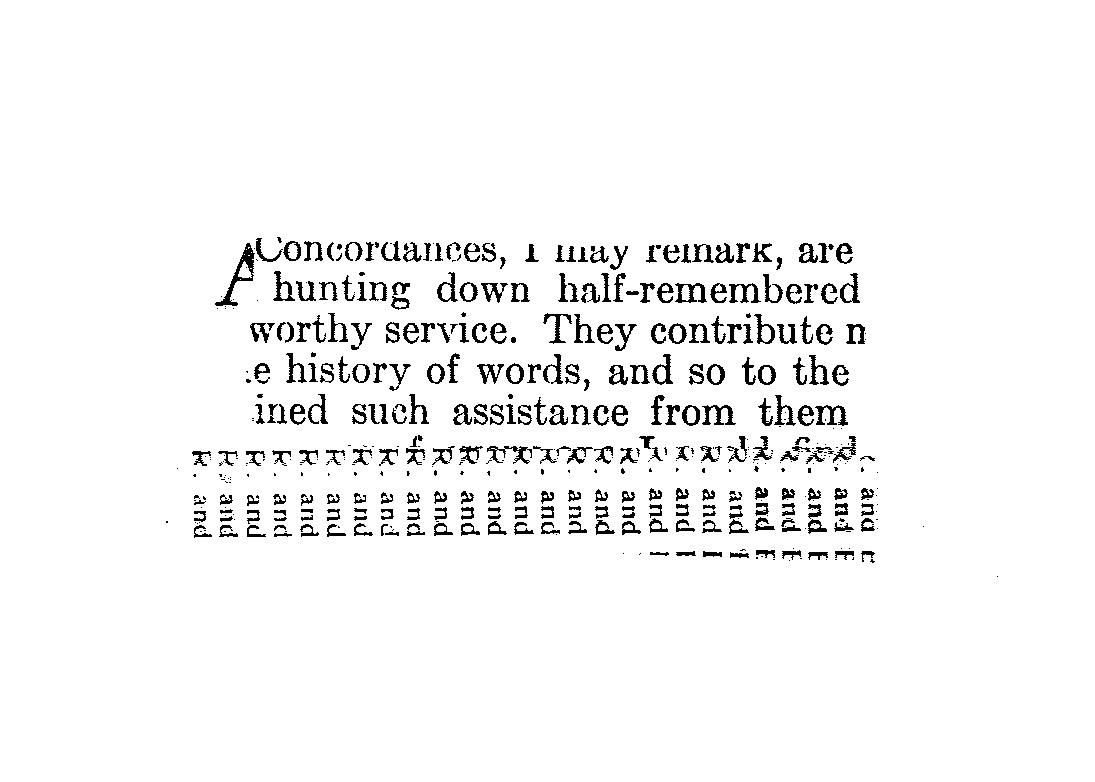 Howe Concordance For Tank 1