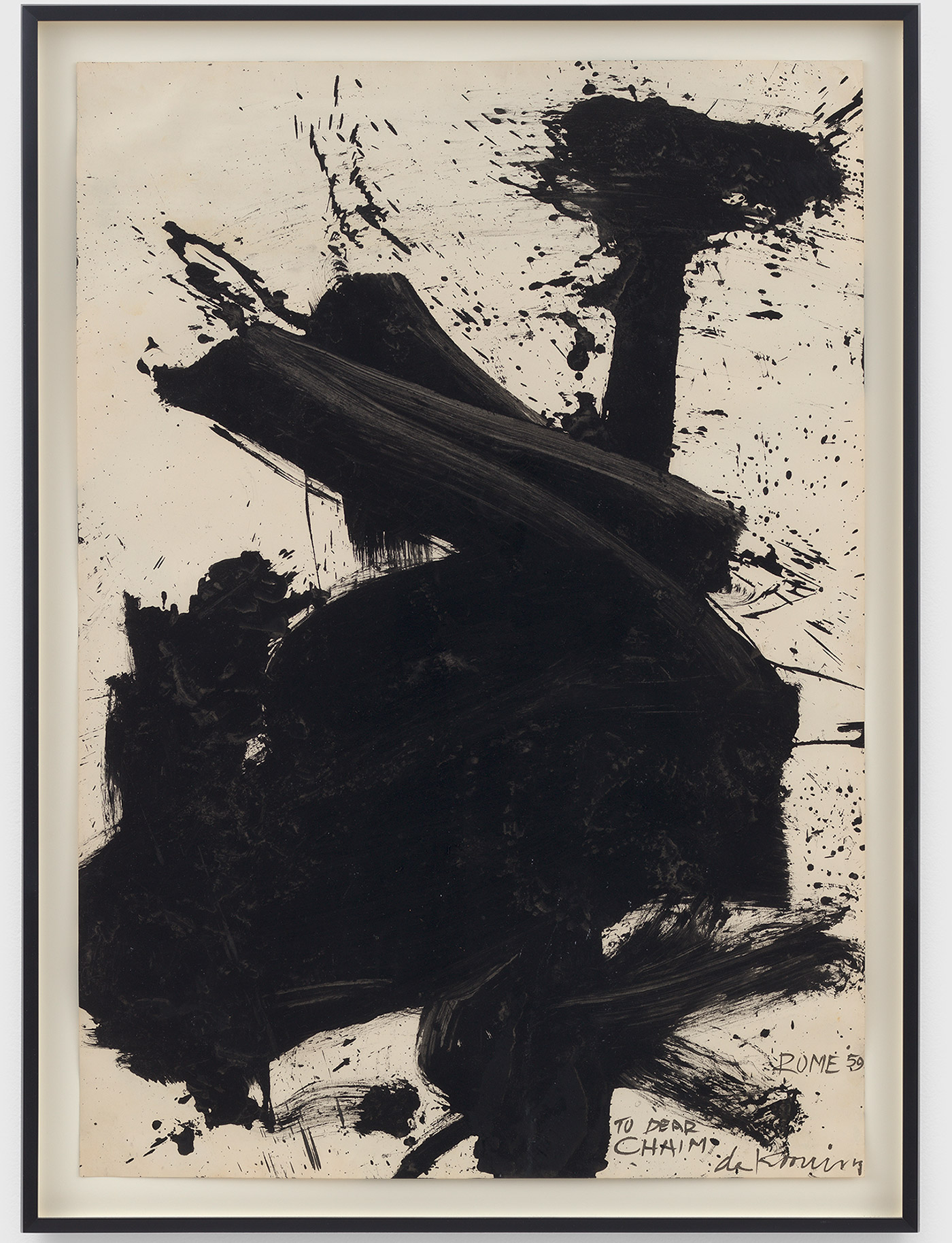 02 Willem De Kooning Untitled (Rome) 1959 The Renee And Chaim Gross Foundation