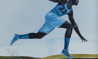 Ian Mwesiga, The Basketball Player III, 2022. HR. Courtesy Of Mariane Ibrahim